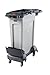 Rubbermaid Commercial Products Slim Jim Rim Trash Can Rim Caddy, Black, Compatible with 23 Gallon Slim Jim Containers