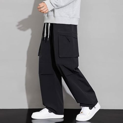 Image of Lymio Cargo for Men || Cotton Cargo Pant || Drawstring Waist Pant (Also Available in Plus Sizes) (149-152)