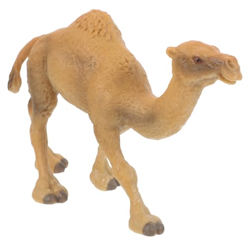 Kisangel Modelo de Camello Decorativo de Plástico Resistente Figura Realista para Decoración de Escritorio y Juguete Educativo para Ornamento para Fiestas Temáticas y Regalos Novedosos