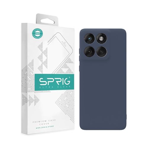 Image of SPRIG Compatible with Moto Edge 60 Fusion Premium Skintone Back Cover Drop Tested Shock Proof Mobile Case for Men, Women, Boys and Girls with Camera Protection (Grey Blue)