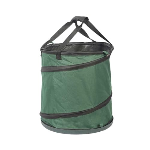 Saco de jardín plegable de 167 L, bolsa de basura de jardín con fondo rígido, bolsas de hojas resistentes, bolsas de jardín plegables, bolsas de jardín reutilizables para jardín, camping, jardín