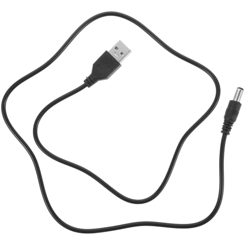 LALADEFIEE Cable USB a Cc de 5 V y 1 Conector Cilíndrico para Cubo de Basura Inteligente Cable de Carga USB de Alimentación Segura y Duradera Compatible Dispositivos de 5 V Cc