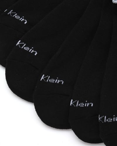 Image of Calvin Klein Womens No Show Socks - 6 Pack Breathable Cotton Blend Athletic Performance Low Cut Running Socks for Women