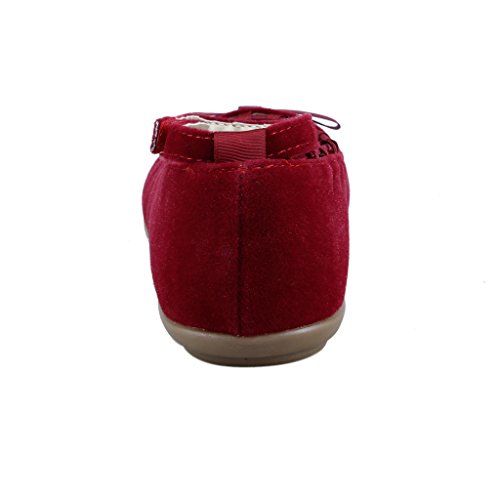 The Doll Maker Suede Ankle Wrap Flat3