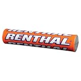 Automotive Renthal P308 Orange/White/Blue SX 10-inch Bar Pad