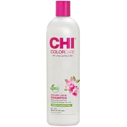 CHI ColorCare Color Lock Shampoo, Locks In Color & Replenishes Moisture For Color-Treated Hair, Sulfate, Paraben, & Cruelty-Free, 25 Oz