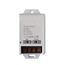 Tuya Smart Life 16A WiFi Switch Module,Mini Size Input AC/DC Voltage,Compatible with Alexa Google Home