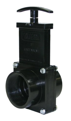 Valterra 7207 ABS Gate Valve, Black, 2