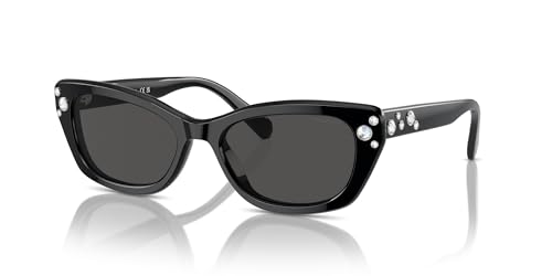 Swarovski Women's Sk6019f Low Bridge Fit Oval Sunglasses2