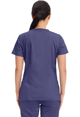 Image of Cherokee Medical Women's Scrub Top V-Neck Modern Classic Fit with 3 Pockets, Ultra Soft and 2-Way Stretch Fabric - WW620