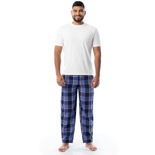 Image of IZOD Men's Short Sleeve Jersey Top and Printed Pants Pajama Sleep Set