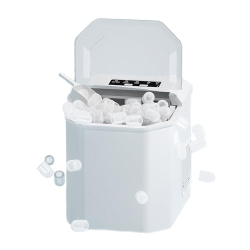 Máquina para hacer hielo portátil, 26 lbs en 24 h