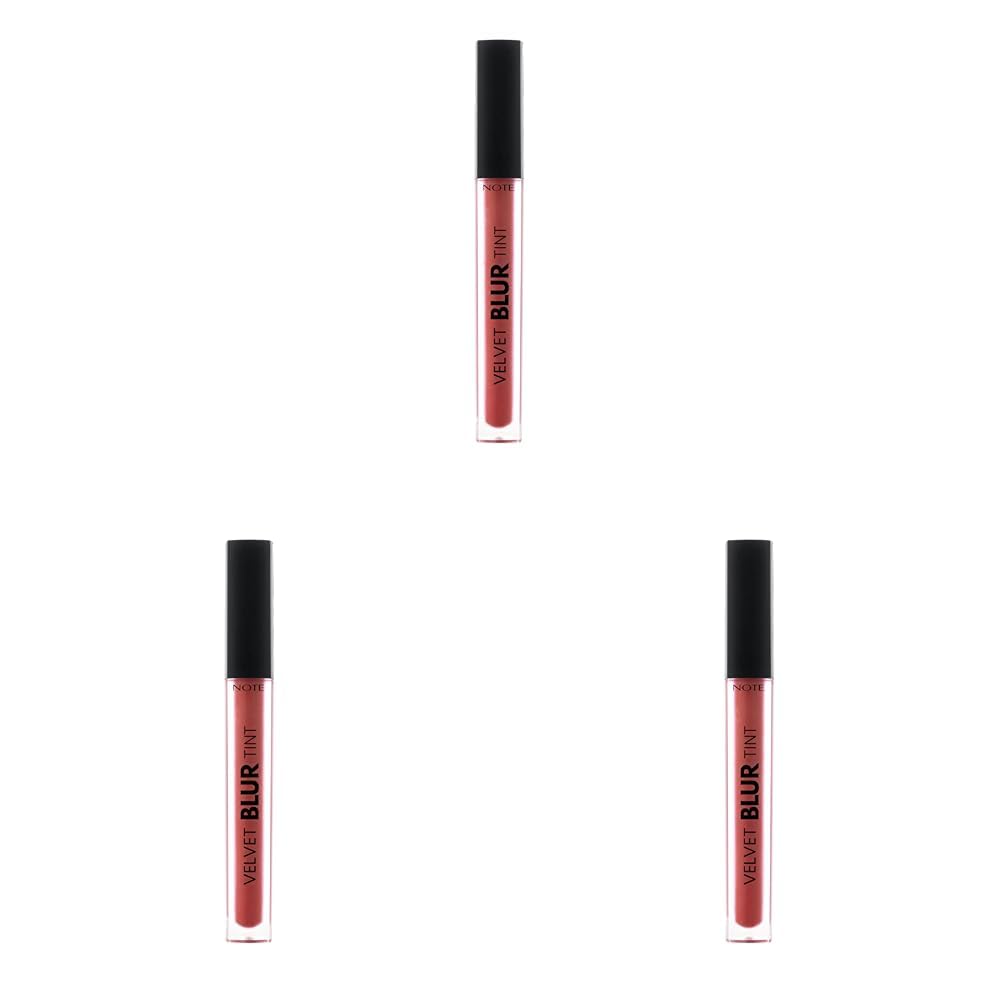 Note Cosmetics Velvet Blur Tint Kadife Bitişli Nemlendirici Mat Ruj - 01 Velvet Nude - Nude (3 paketi)