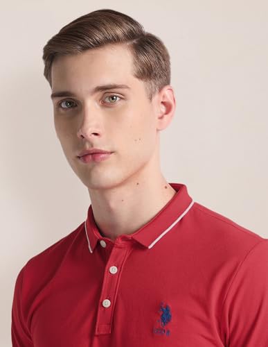 Image of U.S. Polo ASSN. Men's Cotton Slim Fit Shirt