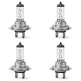 COMPATIBILITÉ: Ampoules halogènes H7 standard conçues pour un remplacement direct des phares d'origine de votre véhicule