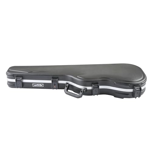 Image of SKB Cases Standard Electric Guitar Shaped Case with TSA Recognized Locking Latch, Molded-In Bumper Protection and Fully Plush Lined Interior
