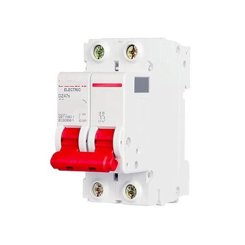 Disjoncteur électrique DZ47s 2 pôles pour isoler les luminaires basse consommation