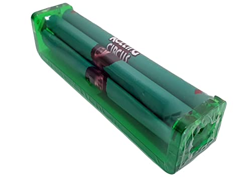 Bolador Lion Rolling Circus 110mm + Refil Extra Máquina de Enrolar King Size (Verde)