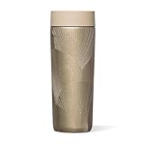 Corkcicle Commuter Cup Travel Mug - Insulated Coffee Mug with Lid - Keeps Drinks Cold 18 Hours - 360° Spill-Proof Sip Lid - Holiday Gift - Great for Gifting Warmth - 17 oz - Champagne Dreams