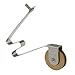 CRL 1" Steel Ball Bearing Sliding Screen Door Spring Tension Roller With Locator Pin by CR Laurence