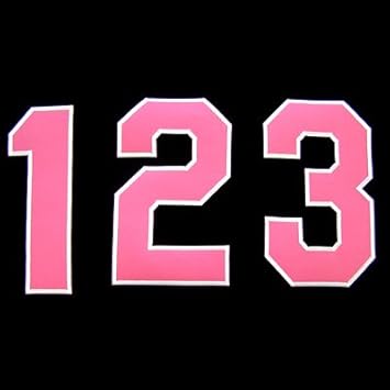 Amazon プロ野球 阪神タイガースグッズ 背番号ワッペン 14年版 ピンク 種類 4 ワッペン アップリケ 通販