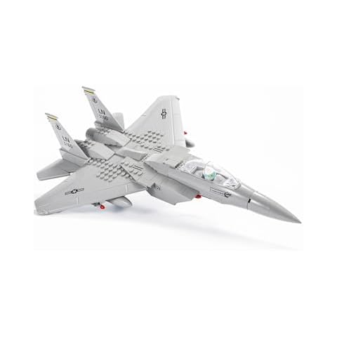 SEMKY Military F-15 Eagle Fighter Jet Air Force Building Block Set (262 Pieces) Toys Gifts for Military Fans and Kid Cover