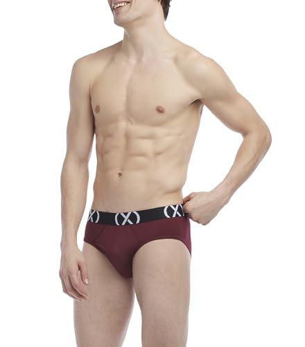 2(X)IST mens (X) Modal 4-pack No Show Brief3
