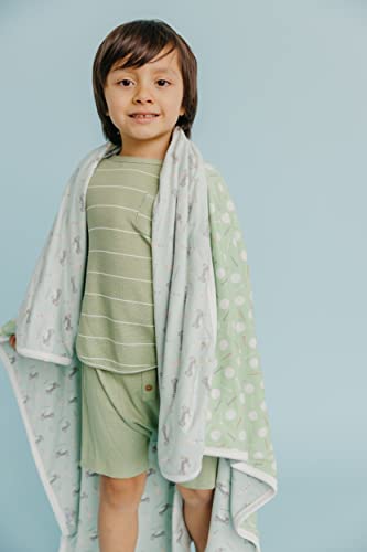 Image of Copper Pearl Jumbo 3-Layer Baby Blanket: Soft Baby Quilts for Boys and Girls | Breathable, Cozy, Toddler Blanket | Baby Quilt for Newborns | 46x46 Premium Polyester /Rayon | Bogey