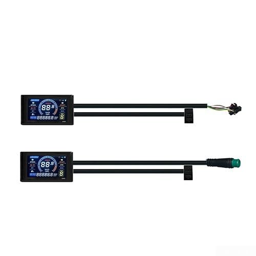 Panneau de commande pour vélo électrique 24-72V Écran LCD couleur compatible double contrôleur SM