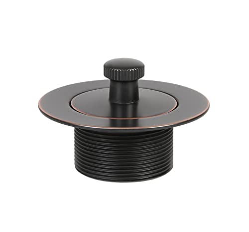 100% Brass Lift And Turn Bathtub Drain - Oil Brushed Bronze Finish - Bathtub Conversion Kit - Vhi - Handyman Designed & Quality Tested - Will Fit All Bathtub Drains #TOP4