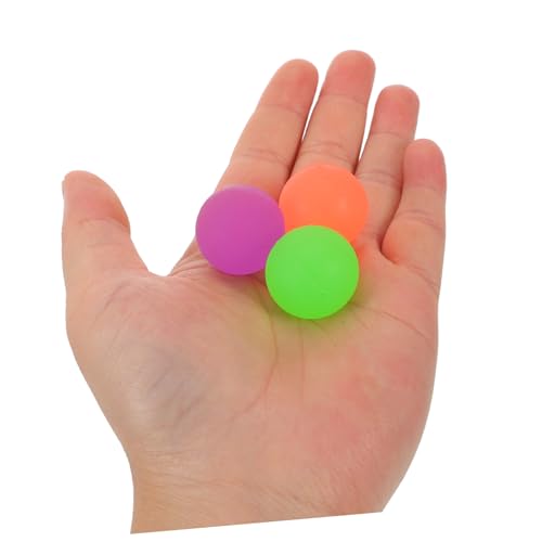 Balles rebondissantes caoutchouc multicolores, petits prix de carnaval - 4