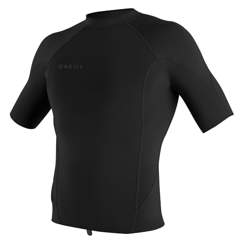 O'Neill Men's Reactor-2 1mm Short Sleeve Pullover Wetsuit Top, Lightweight Warmth and Good...