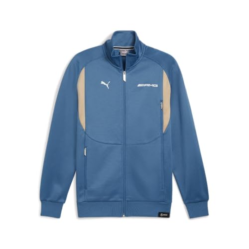 PUMA Men's Standard Mercedes AMG Track Jacket, Blue Horizon AH24