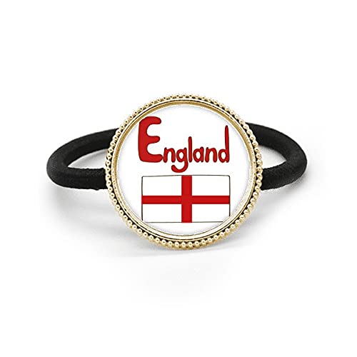 Lazo de Inglaterra en metal plateado para peinados de eventos deportivos