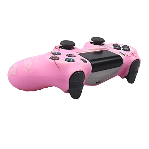 Image of RALAN Pink Controller Skins for PS4, Silicone Controller Cover Skin Protector Compatible with PS4 Slim /PS4 Pro Controller