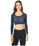 SPANX Women's Long Sleeve Arm Tights™ Layering Piece, Opaque Port Navy 1X-2X