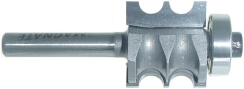Magnate 6071 Double-Beading Router Carbide Tipped Bit - 1/8 Radius; 13/16 Cutting Length