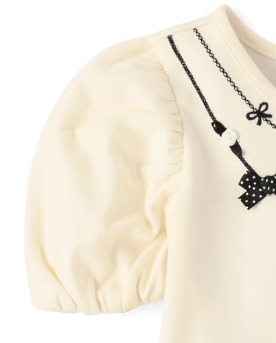 Image of Gymboree Girls' and Toddler Puff Sleeve Embroidered T-Shirt
