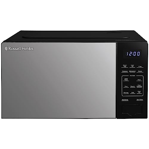 Russell Hobbs Touch Control Digital Solo Microwave 20L 800W in Black with 10 Power Levels, 6 Auto...