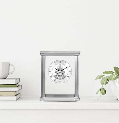 Bulova Clocks, Skeleton Tabletop, B1716, Cate, Accent Décor Bulova Clocks, Skeleton Tabletop, B1716, Cate, Accent Décor