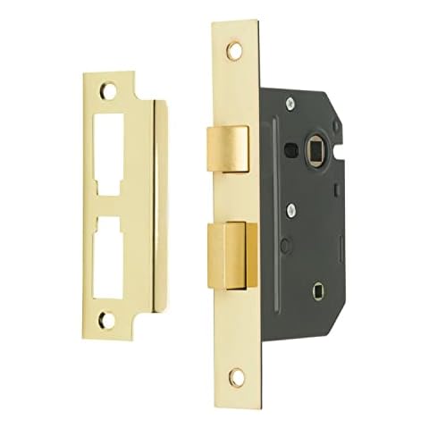 Sterling 3-Lever Brass Bathroom Lock Cover