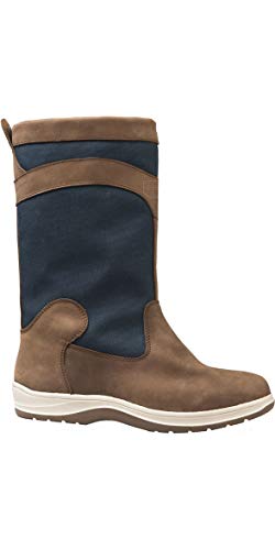 Fastnet Deck Sailing Boots Tan Navy Ds1005 - Unisex. Waterproof & Breathable - Flexible Force Lasting (strobel) Construction2