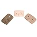 OKOVO Makeup Practice Face, Makeup Practice Face Board 3D Silicone Cosmetic Mannequin Eye Board for Stage Dark Brown Light Brown Pink immagine