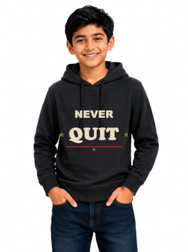 Image of Boys Hooded Sweatshirt | Cotton Blend Full Sleeve Hoodie for Boys