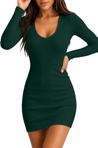 Image of Valiamcep Womens Sleeveless Bodycon Mini Dress Summer Tank Dresses | V Neck,Rib Knit,stretch soft fabric,bodycon,slim fit,sleeveless,summer,Basic,casual daily,dating,club,cocktail