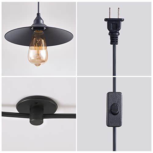 Kolakodlux Hanging Lamp With Plug In Cord Outdoor Lamps For Patio Waterproof Waterproof Pendant Light With Plug Outdoor Lamps For Patio Waterproof Hanging Pendant Light With Plug In Cord Ma6006 #TOP4