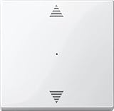 Wippe für Tasterm. 1fach m. Aufdruck Pfe ile Auf/Ab