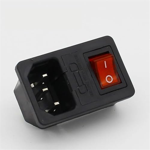 Prise IEC 320 C14 avec interrupteur et fusible 10A pour alimentation