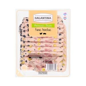 Galantina con pistacho y trufa Hacendado finas lonchas Paquete 150 Pack 2