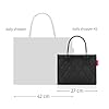 reisenthel daily shopper XS rhombus black – Die kleinere Version unseres modernen, stromlinienförmigen Shoppers – eine praktische rechteckige Crossbody-Handtasche. #1